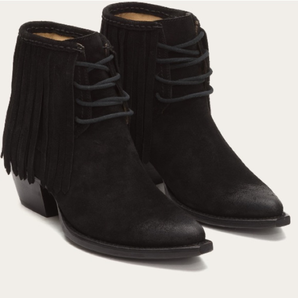 Brand New Sacha Frye Fringe Booties
